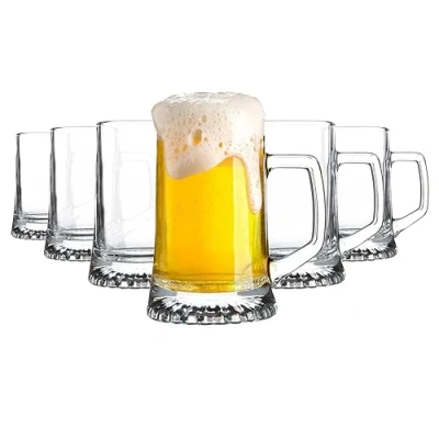 Immagine di Bormioli Rocco 133640337 Boccale da birra, 510 ml, in vetro, trasparente, 6 pezzi