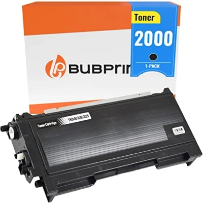 Immagine di Bubprint Cartuccia Toner compatibile per Brother TN 2000 DCP 7010 7010L 7025 HL 2020 2030 2040 2070N MFC 7225N 7420 7820 7820N Fax 2820 2920 Nero