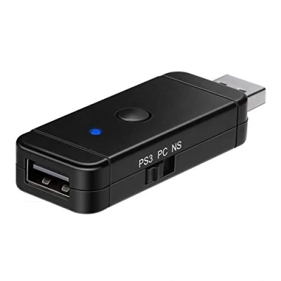 Immagine di GZW Shop Adattatore Bluetooth convertitore di Controller Pro Switch e PC, Xb ONE/PS5/ PS4 / PS3 Xb360/ Wii U USB Wireless/cablato Controllore