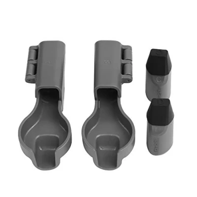 Immagine di DR1 Estensioni Compatibili con Droni DJI Mavic 2 Pro e Zoom, Maggiore Stabilità, Assorbimento Urti, Accessori Drone DR1, Supporto Pieghevole per Gambe, Grigio