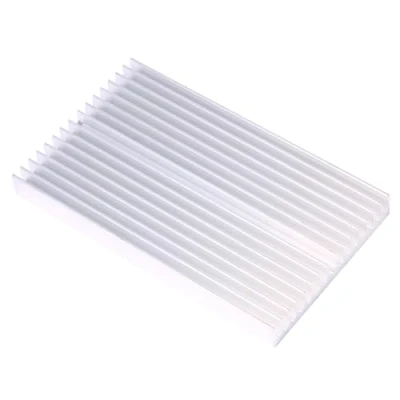 Immagine di Aletta di raffreddamento del modulo dissipatore calore in alluminio per dispositivi a semiconduttore transistor con amplificatore ad alta potenza denso 16 pezzi Pinne