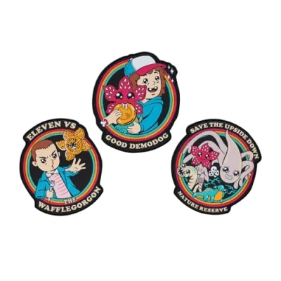 Immagine di Grupo Erik: Toppe Stranger Things Set Termoadesive Things, 3 adesive per Tessuti, Patch Personalizzate di Gadget