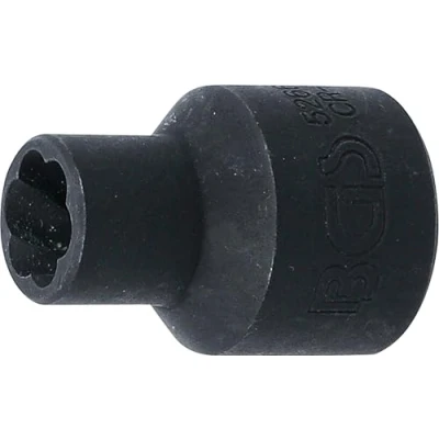 Immagine di BGS Inserto per chiave a bussola speciale/vite in acciaio cacciavite, 12,5 x 10 mm, 1 pezzo, 5266