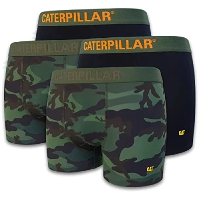 Immagine di Caterpillar Cat Boxer da uomo Camouflage mutande in taglie M, L, XL, XXL (confezione 4, 8 o 12), camouflage, L