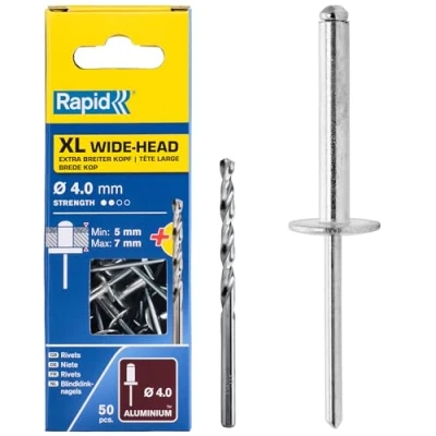 Immagine di Rapid 5000660 XL Rivetti Ø4x10 mm, Acciaio