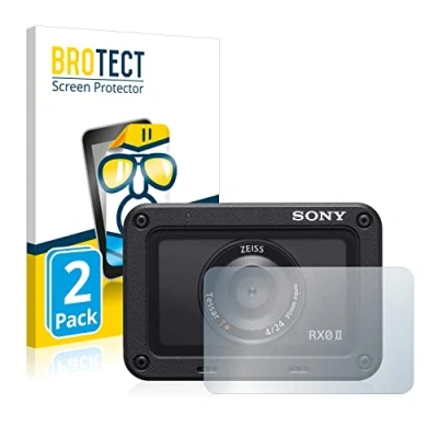 Immagine di brotect Pellicola Protettiva per Sony DSC RX0M2 (RX0 II) (Lente) Protezione Schermo (2 Pezzi) [Trasparente, Anti Impronte]