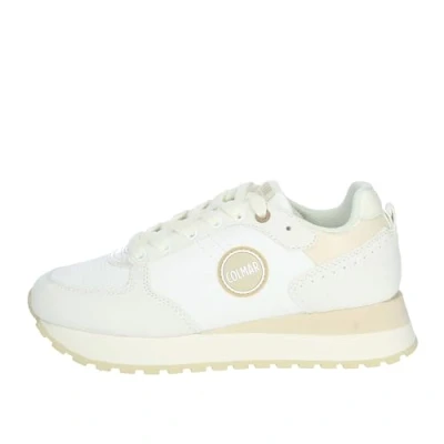 Immagine di COLMAR Scarpe Donna Sneaker Travis Authentic High Outsole 050 Suede/Mesh White/Beige DS24CO01 38