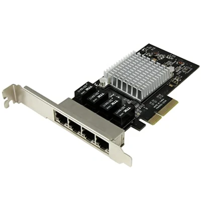 Immagine di STARTECH SCHEDA DI RETE PCIE A 4 PORTE