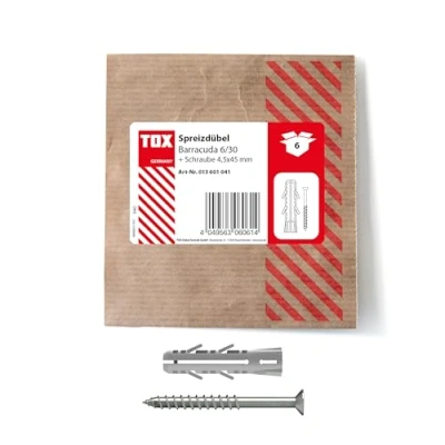 Immagine di TOX 013601041 Tasselli di espansione, Gray, 6x30 mm