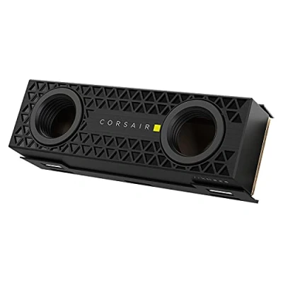 Immagine di Corsair MP600 PRO XT 2 TB Hydro X M.2 NVMe PCIe x4 Gen4 SSD (Velocità lettura e scrittura sequenziale fino a 7,100 MB/s 6,800 MB/s, TLC NAND ad alta densità, Waterblock Series XM2) Bianco