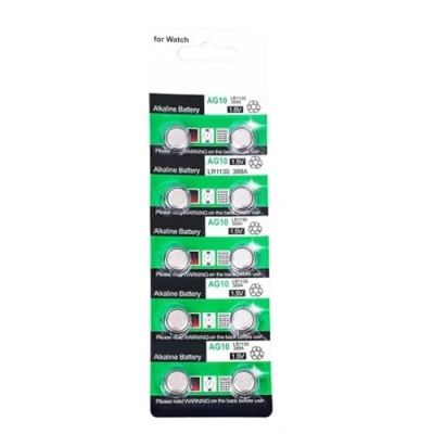 Immagine di Xuanxi Confezione da 20/10 batterie alcaline a bottone AG10 LR1130 LR54 1,5 V per orologi, calcolatrici, giocattoli piccoli elettronici