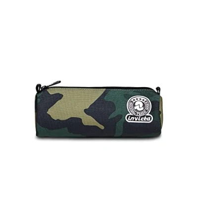 Immagine di Invicta Portapenne Scuola, Camouflage Verde Militare, Mono Scomparto, Astuccio Scuola Portapenne, Ragazzi e Ragazze