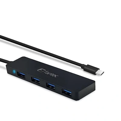 Immagine di FANTEC 2569 UMP 4U31 C Universal 4x USB HUB mit Stecker Typ