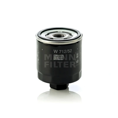 Immagine di MANN FILTER W 712/52 Filtro olio 3/4 16 UNF con una valvola blocco arretramento ad avvitamento VOLKSWAGEN: Bora Sedan, Polo V Hatchback, Golf 4