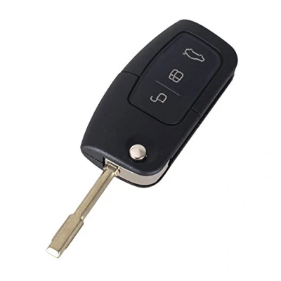 Immagine di Guscio Chiave per Ford C Max Fiesta Focus KA Mondeo Kuga Galaxy Smax 3 Tasti Telecomando