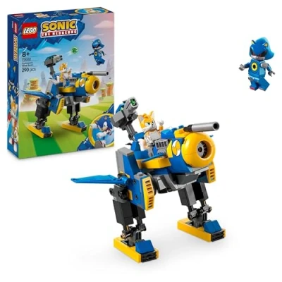 Immagine di LEGO Sonic Cyclone vs. Metal Sonic, Giochi d&#039;Azione per Bambini e Bambine da 8 Anni in su con Mech Robot Giocattolo Trasformabile Personaggio di Tails, Idea Regalo Compleanno Collezione 77002