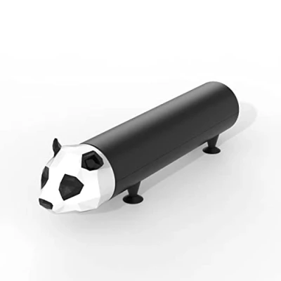 Immagine di Batteria Esterna Power Pet Caricabatterie Portatile per Smartphone Bank 4800mAh Carica 2 Batterie Ricarica Rapida 2A Soft Touch Panda MOB