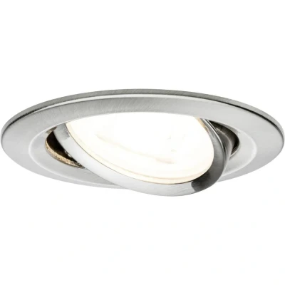 Immagine di Paulmann 93464 Nova Lampada da incasso LED (monocolore) GU10 6.5 W Ferro (spazzolato)