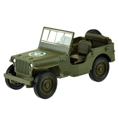 Immagine di Peterkin Jeep 1941 Willys MB 4 x US Army Truck Scala 1:34 modellino in Metallo Modello di Auto Welly