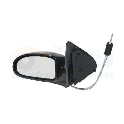 Immagine di Specchio retrovisore esterno Van Wezel 1858804 Dx nero completo, convesso, regolabile dall&#039;interno, Regolazione:comando cavo flessibile