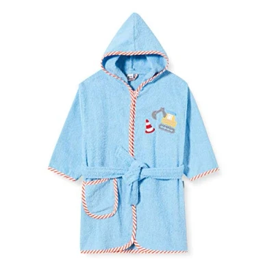 Immagine di Playshoes Bagger Accappatoio per bambini, Taglia: 98/104, Bleu