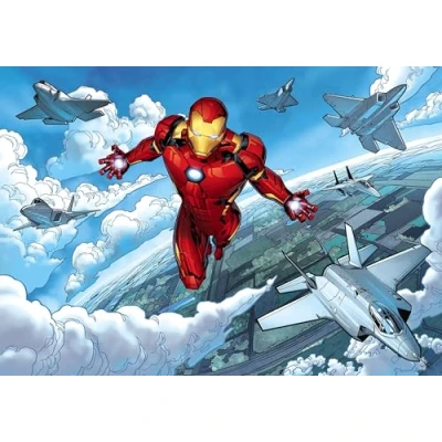 Immagine di Komar Marvel IADX8 062 Carta da parati in tessuto non tessuto, motivo: Iron Man Flight, dimensioni: 400 x 280 cm (larghezza altezza)