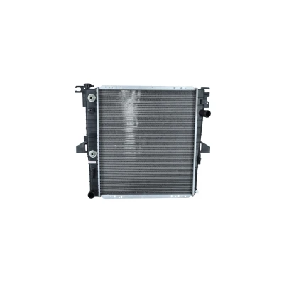 Immagine di NRF 56034 Radiatore motore Alluminio 596 530 33 con parti annesse Alette di raffreddamento saldate