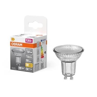 Immagine di OSRAM 4099854458606 Lampada riflettore a LED ERP E (A G) GU10 3.7 W Bianco caldo (Ø x A) 50.00 mm 1 pz.