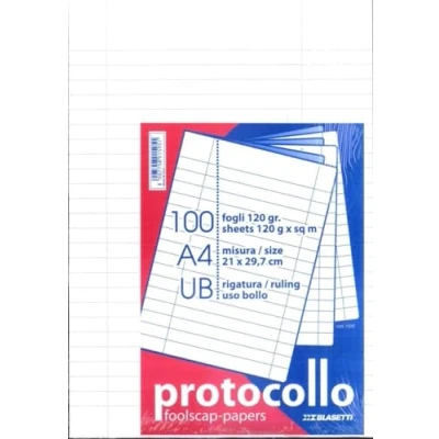 Immagine di BLASETTI CF100FOGLI PROTOCOLLO 120GR. UB