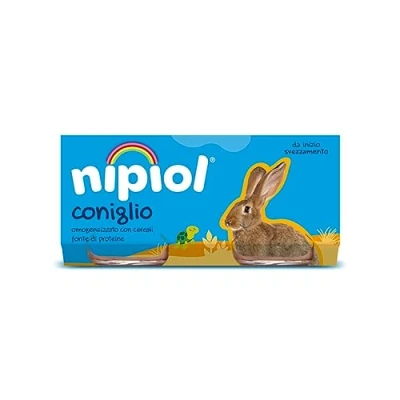 Immagine di Nipiol Omogeneizzato Coniglio, 80 g, Confezione da 24