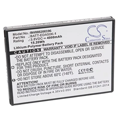 Immagine di vhbw batteria compatibile con Honeywell Scanpal EDA51, EDA70, EDA71 lettore di codici a barre, POS (4000mAh, 3,8V, Li Poly)
