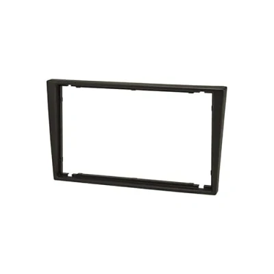 Immagine di Audioproject A386 Mascherina Autoradio 2 DIN Compatibile con Opel Corsa C Combo Omega Astra Vectra Meriva Agila Cornice Telaio Nero