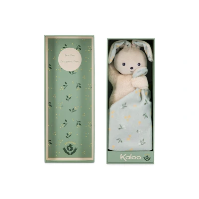Immagine di Doudou Coniglietto Douceur Azzurro Personalizzato