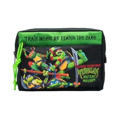 Immagine di astuccio per matite TMNT, con design delle Tartarughe Ninja, merchandise ufficiale