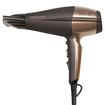 Immagine di ProfiCare 330100 PC HT 3010 Asciugacapelli Compatto, 3 Livelli di Temperatura/Potenza, Cool Shot, Colore: Champagne