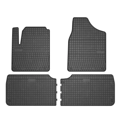 Immagine di FROGUM 0311 Set tappetino Gomma anteriore e posteriore 4 nero Su misura FORD: Galaxy Mk1 MPV