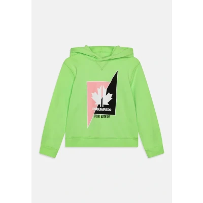 Immagine di Dsquared2 Relax Felpa con cappuccio per bambini, Taglia: 156, Green