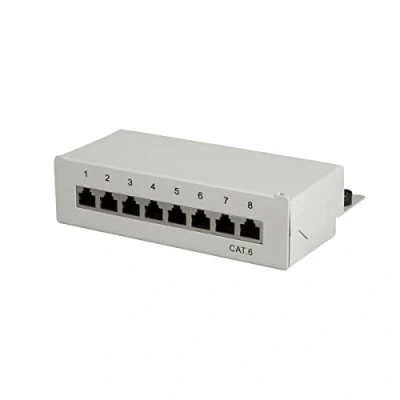 Immagine di Patchbox di rete 8 Porte CAT 6 LogiLink NP0016A 1 U