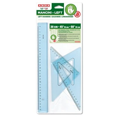 Immagine di Arda 70420MAN Set 3 Pezzi (1 riga e 2 squadre), in Plastica per Mancini, Left