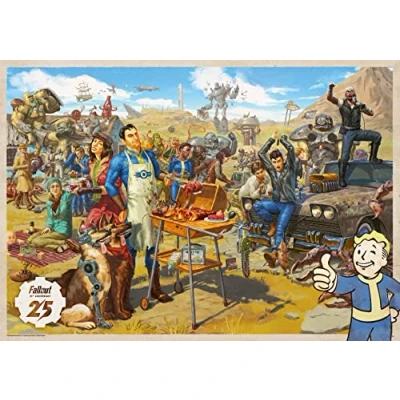 Immagine di Good Loot 25th Puzzle, Colore Fallout: 25e Anniversary puzzels, 1000 pcs, Puzzle GM Fallout 25