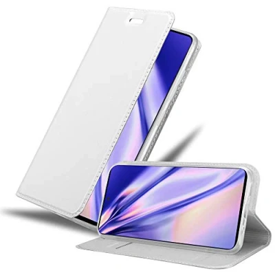Immagine di Cadorabo Copertina in stile libro di classe (Samsung Galaxy M40s), Cover smartphone, Argento