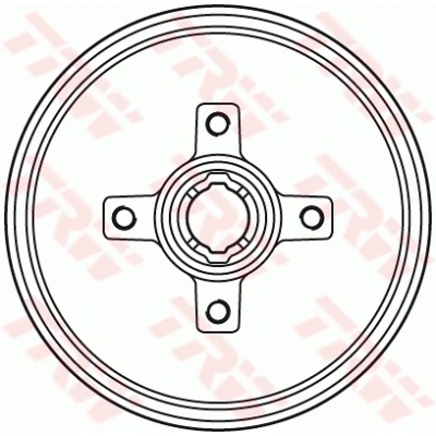 Immagine di TRW DB4134BR Freni a Tamburo con supporto/cuscinetto, anello sensore ABS OPEL: Corsa B Hatchback, Tigra Coupe