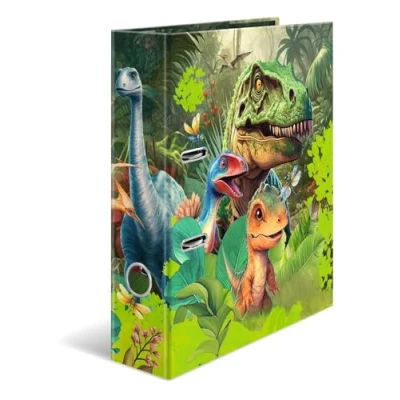 Immagine di HERMA 20079 raccoglitore ad anelli per bambini, formato A4, larghezza 7 cm, in cartone con stampa interna, scuola e ufficio, robusto bambini ragazzi