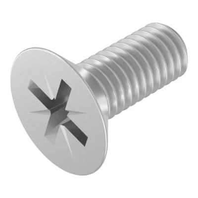 Immagine di SECCARO Viti a testa svasata M5 x 12 mm, in acciaio inox V2A VA A2, DIN 965, Phillips PZ, filettatura completa, 20 pezzi