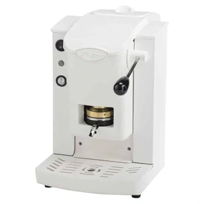 Immagine di FABER COFFEE MACHINES Modello Slot Plast Macchina caffe a cialde ese 44mm Colore Bianco plastiche Pressacialda in ottone