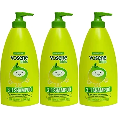 Immagine di Vosene Kids 3 in 1 Shampoo condizionante per pidocchi, 400 ml