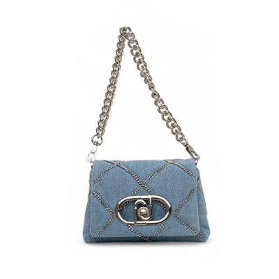 Immagine di LIU JO Lapuffy Borsa a tracolla, Donna, Taglia: One Size, Blue denim