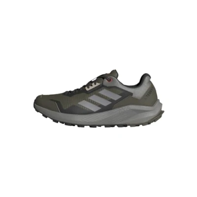 Immagine di adidas Performance Terrex Trailrider Scarpe da trail running olive strata charcoal solid grey semi impact orange, Taglia: 39 1/3 Tessuto / sintetico