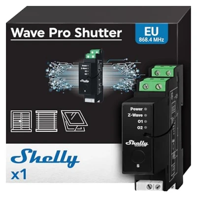 Immagine di Shelly Wave Pro Shutter Attuatore per tapparelle Z