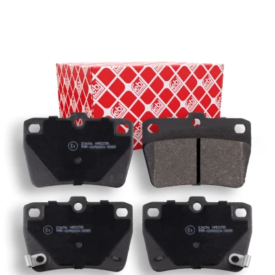 Immagine di FEBI BILSTEIN 16723 Kit pastiglie freno Assale posteriore con segnalatore acustico usura TOYOTA: RAV4 II SUV, I SUV